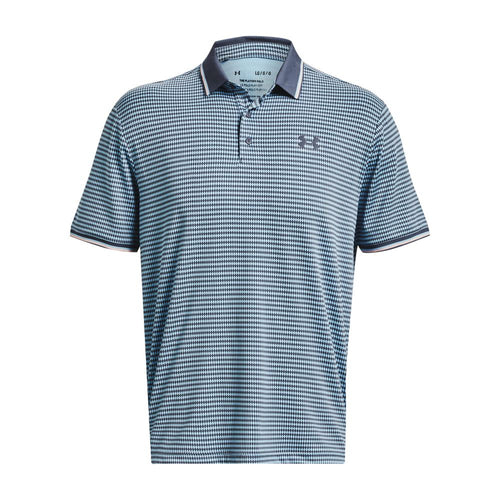 Playoff 3.0 Ribbed Polo Downpour Grey/Blizzard - AW23
