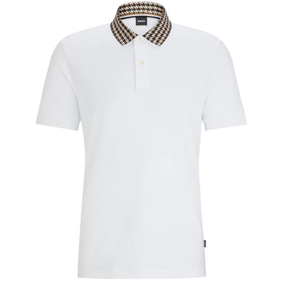 Parlay 180 Jersey Cotton Regular Fit Polo White - AW23