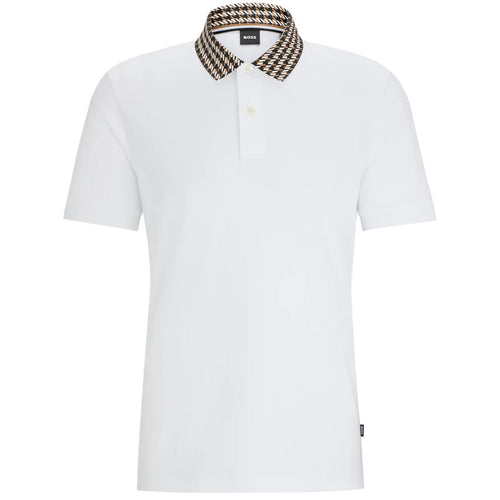 Parlay 180 Jersey Cotton Regular Fit Polo White - AW23