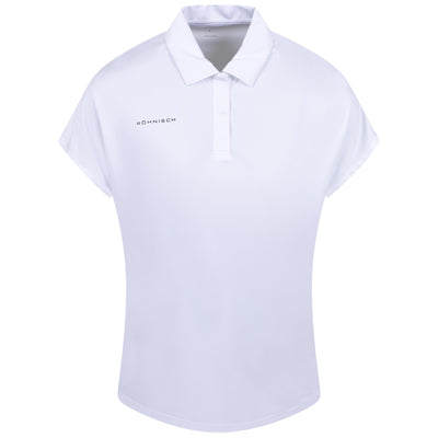 Womens Corinne Loose Polo White - SS23