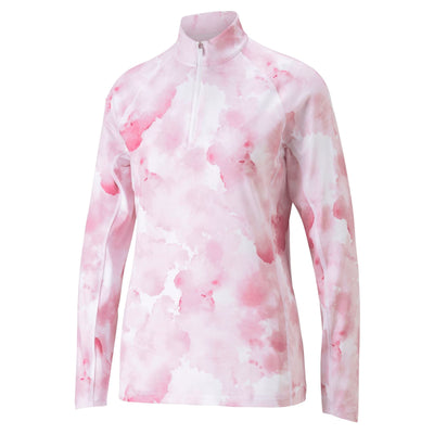 Womens YouV Cloud Quarter Zip Orchid Shadow - SS23