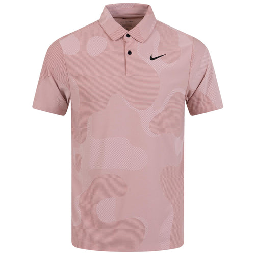 Dri-Fit ADV Tour Camo Polo Red Stardust/Pink Oxford - AW23