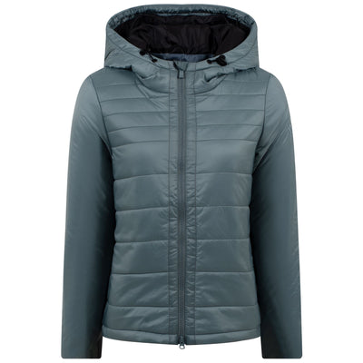 Womens Rio Padded Hooded Jacket Sage - AW22