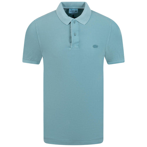 Two Button Placket Polo Eco Blue - SS23