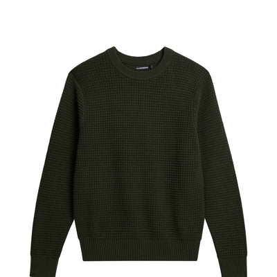 Oliver Structure Sweater Forest Green - AW23