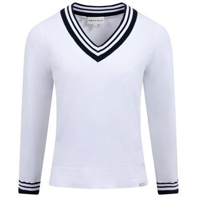 Womens Mae Knitted Sweater Pure White - SS23
