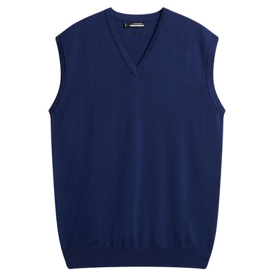 Liam Knitted Gilet Estate Blue - AW23