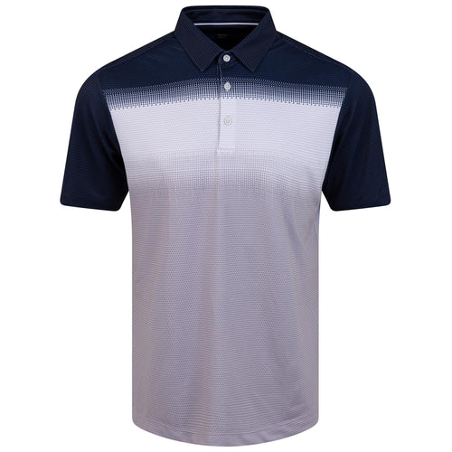 Mo Ventil8+ Stretch Regular Fit Polo Cool Grey/White/Navy - AW23